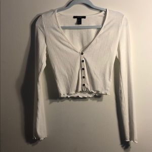 Forever 21 long sleeve crop